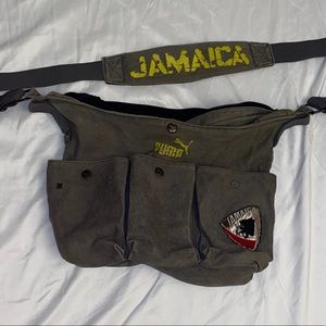 Vintage Y2K Puma Khaki Crossbody Bag
